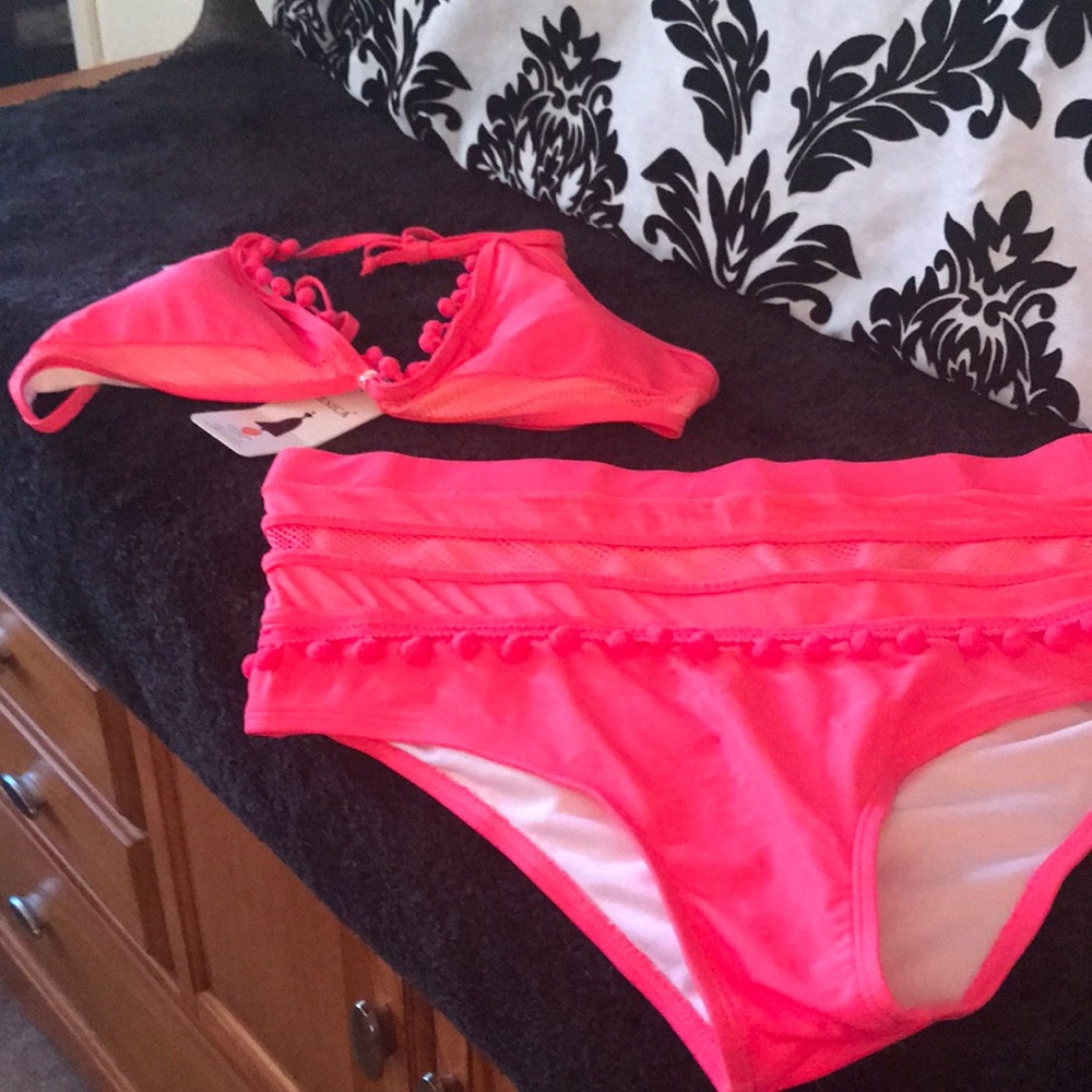 NWT Pink fuchsia bikini